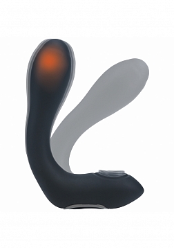 LEVELZ - Vibrating - Heating - Bendable - Tapping Silicone Prostate Stimulator - Black