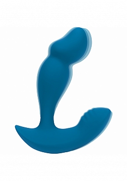 LEVELZ - Dual Motor Remote Control Dual Motor Vibrating Liquid Silicone Prostate Stimulator - Teal