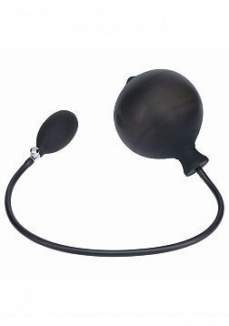 LEVELZ - Ribbed Inflatable Silicone Anal Plug - Black