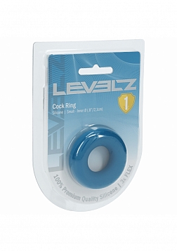 LEVELZ -  Liquid Silicone Cock Ring - S - Teal