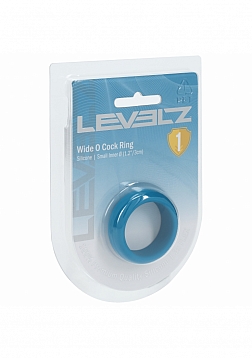 LEVELZ - Wide O Silicone Cock Ring - S - 30mm - Teal