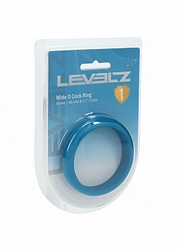 LEVELZ - Wide O Silicone Cock Ring - XXL - 55mm - Teal