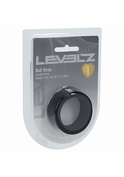 LEVELZ - Liquid Silicone Ball Strap - S - 34mm - Black