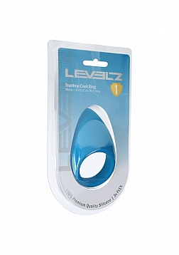 LEVELZ - Teardrop Silicone Cock Ring - Teal
