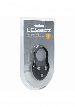 LEVELZ - Silicone Training Cock Ring L - Black