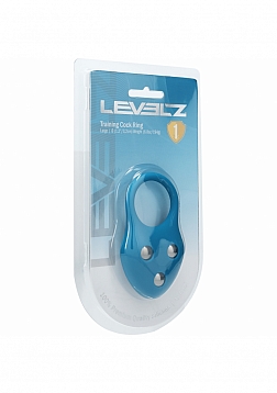 LEVELZ - Silicone Training Cock Ring L - Teal