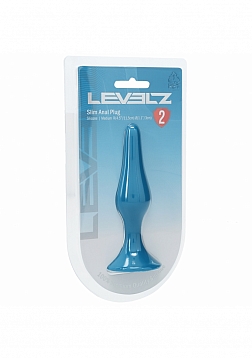 LEVELZ - Slim Silicone Anal Plug - Medium - Teal