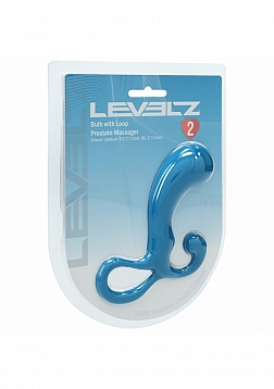 LEVELZ - Bulb with Loop Silicone Prostate Massager - Medium - Teal