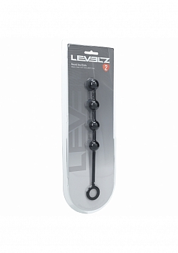LEVELZ - Round Silicone Anal Balls - S - 20mm - Black