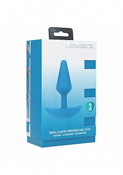 LEVELZ - Classic Vibrating Silicone Anal Plug - Small - Teal