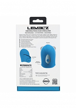 LEVELZ - Adjustable Vibrating Silicone Penis Head Stimulator - Teal