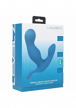 LEVELZ - Heating & Vibrating Silicone Prostate Stimulator - Teal