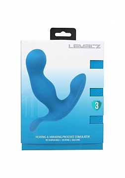 LEVELZ - Heating & Vibrating Silicone Prostate Stimulator - Teal