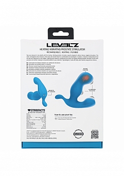 LEVELZ - Heating & Vibrating Silicone Prostate Stimulator - Teal