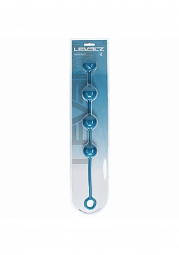 LEVELZ - Round Silicone Anal Balls - L - 40mm - Teal