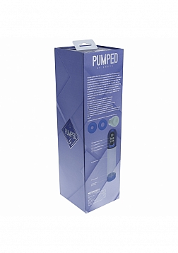 PUMPED - Engage - Automatic Pump - Masturbator - Waterproof - 6 Function - Metallic Blue
