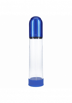 PUMPED - Engage - Automatic Pump - Masturbator - Waterproof - 6 Function - Metallic Blue