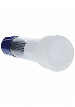 PUMPED - Engage - Automatic Pump - Masturbator - Waterproof - 6 Function - Metallic Blue