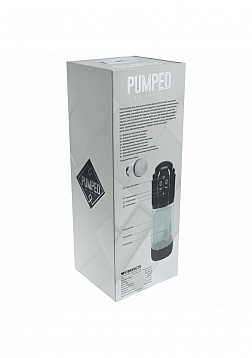 PUMPED - TechnoThrust - Automatic Masturbator - Waterproof - 10 Function - Black