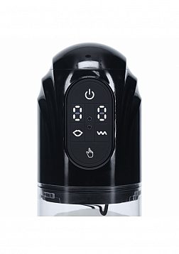 PUMPED - TechnoThrust - Automatic Masturbator - Waterproof - 10 Function - Black