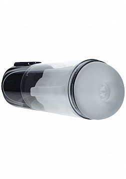 PUMPED - TechnoThrust - Automatic Masturbator - Waterproof - 10 Function - Black