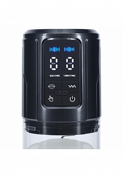 PUMPED - UltraLift - Automatic Masturbator - Waterproof - 10 Function - Gun Metal