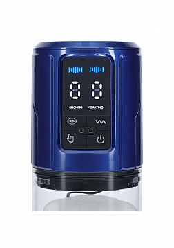 PUMPED - UltraLift - Automatic Masturbator - Waterproof - 10 Function - Metallic Blue