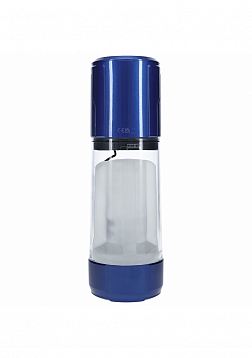 PUMPED - UltraLift - Automatic Masturbator - Waterproof - 10 Function - Metallic Blue