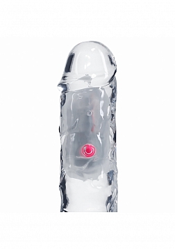 RealRock - Wireless Rechargeable - Remote Control - LED - Vibrating - Regular Straight No Balls 8\