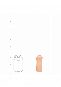 Xkin - RAW - The Grip - TPE Small Masturbator - 137g - Flesh