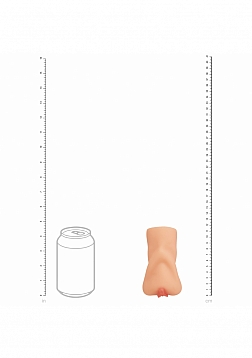 Xkin -  RAW - Soft Entry  - TPE Medium Masturbator - 276g - Flesh