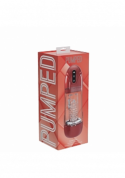 PUMPED - SonicPull - Masturbator - 10 Function - Suction - Vibration - Multimedia Enhanced - Metalli