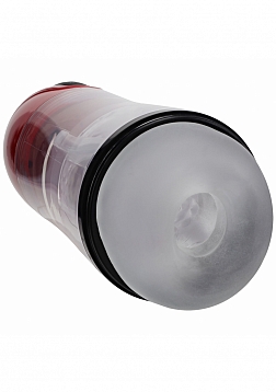 PUMPED - SonicPull - Masturbator - 10 Function - Suction - Vibration - Multimedia Enhanced - Metalli