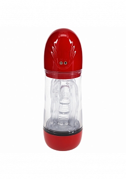 PUMPED - SonicPull - Masturbator - 10 Function - Suction - Vibration - Multimedia Enhanced - Metalli