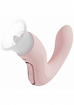VIVE - Callalily - Rechargeable Triple Motor - Ergonomic G-Spot tap, Vulva - Breast Suction & Tongue