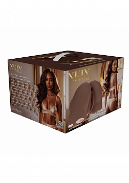 Xkin - Kaya Bloom - Dual Entry - TPE Bodyforms Masturbator - 5.4 lbs - Brown