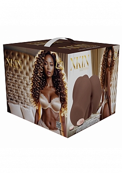 Xkin - Eve Rhodes - Dual Entry - TPE Bodyforms Masturbator - 3.5 lbs - Brown