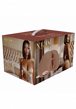 Xkin - Nina Vale - Dual Entry - TPE Bodyforms Masturbator - 5.7 lbs - Tan