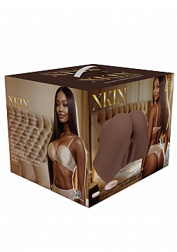 Xkin - Layla Love - Dual Entry - TPE Bodyforms Masturbator - 7.7 lbs - Brown