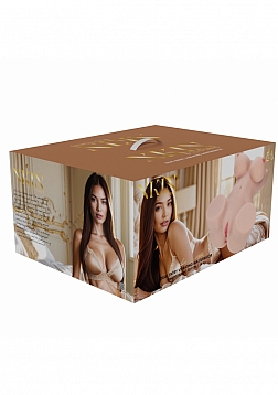 Xkin - Aveline Luxe - Dual Entry - TPE Bodyforms Masturbator - 30.9 lbs - Flesh