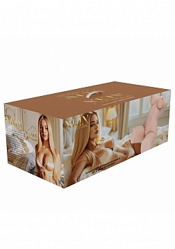 Xkin - Lyla Rose - Dual Entry - Posable - TPE Bodyforms Masturbator - 46.3 lbs - Flesh