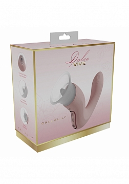 VIVE - Callalily - Rechargeable Triple Motor - Ergonomic G-Spot tap, Vulva - Breast Suction & Tongue