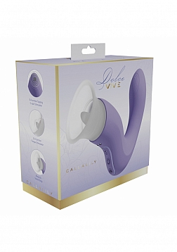 VIVE - Callalily - Rechargeable Triple Motor - Ergonomic G-Spot tap, Vulva - Breast Suction & Tongue