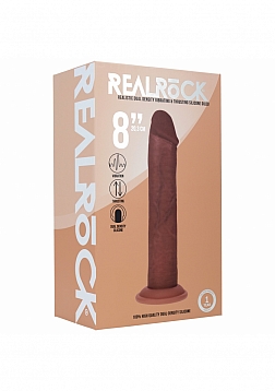 Realrock - Dual Layered - Silicone - Realistic Vibrating Thrusting Dildo with Suction Cup 8\