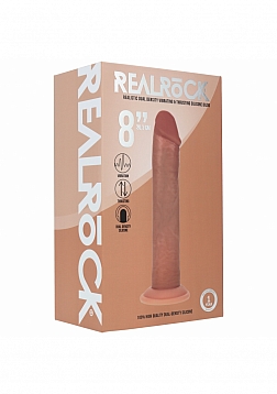 Realrock - Dual Layered - Silicone - Realistic Vibrating Thrusting Dildo with Suction Cup 8\