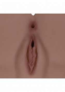 Xkin - Kaya Bloom - Dual Entry - TPE Bodyforms Masturbator - 5.4 lbs - Brown