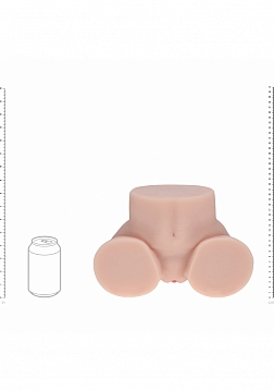 Xkin - Rina Brooks - Dual Entry - TPE Bodyforms Masturbator - 5.4 lbs - Flesh