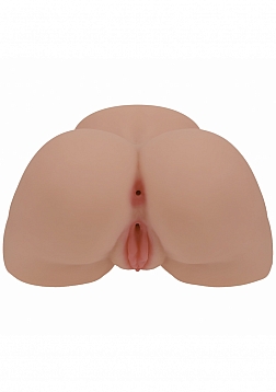Xkin - Lux Arden - Dual Entry - TPE Bodyforms Masturbator - 7.7 lbs - Tan