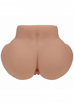 Xkin - Lux Arden - Dual Entry - TPE Bodyforms Masturbator - 7.7 lbs - Tan