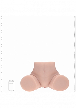 Xkin - Vera Dawn - Dual Entry - TPE Bodyforms Masturbator - 14.1 lbs - Flesh